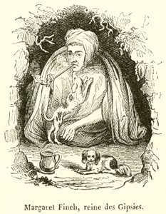 Margaret Finch, reine des Gipsies (metszet) alkotó: French School