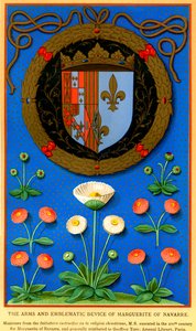 Marguerite de Navarre emblematikus eszköze alkotó: French School