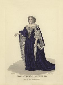 Ausztriai Mária Terézia, XIV. Lajos francia király első felesége
