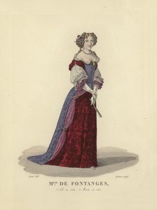 Marie Angelique de Scorailles, Fontanges hercegnője, XIV. Lajos francia király szeretője