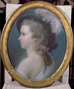 Marie Anne Paulze (1758-1836) fiatal lányként alkotó: French School