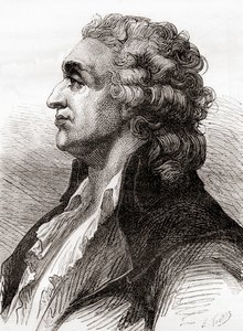 Marie Jean Antoine Nicolas de Caritat, Condorcet márki, a "Les Merveilles de la Science"-ből, megjelent 1870 körül (metszet) alkotó: French School