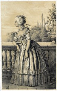 Marie Therese de Savoie Carignan (1749-1792), Lamballe hercegnője - Albert Maurin „A francia forradalom történelmi galériájában”, szerk. Párizs 1843 alkotó: French School