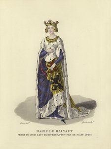 Hainaut-i Marie, I. Lajos, Bourbon hercegének felesége