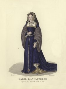 Mária angol, XII. Lajos francia király harmadik felesége