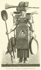 Görög maskarák, La Vivandiere (metszet) alkotó: French School