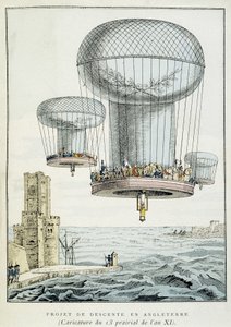 Military Balloon Descent Project Angliába alkotó: French School