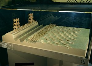 A Caesars védelmének modellje Alesia-ban alkotó: French School