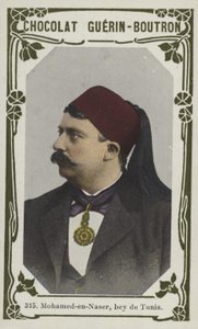 Mohamed-en-Naser, Bey de Tunis (színes fotó) alkotó: French School