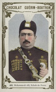 Mohammed-Ali, Schah de Perse (színes fotó) alkotó: French School