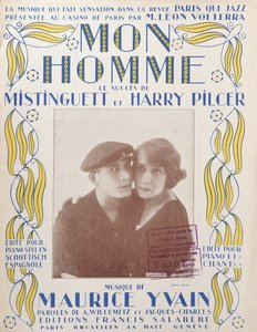 Mon Homme, Mistinguett és Harry Pilcer dalának feldolgozása, 1920 alkotó: French School