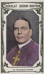 Monseigneur Cerretti (színes fotó) alkotó: French School