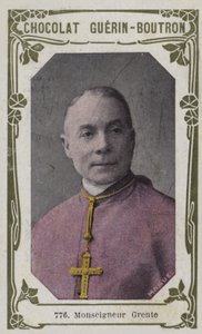 Monseigneur Grente (színes fotó) alkotó: French School