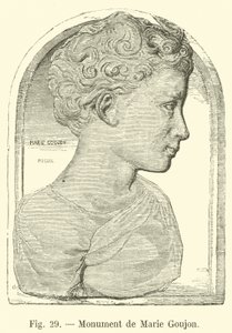 Marie Goujon emlékműve alkotó: French School