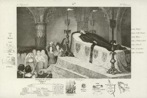 Franciaország XII. Lajos halálának gyásza, 1515 alkotó: French School