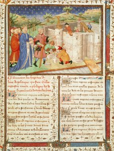 Ms 1015 fol.1 Illusztráció: A Kings and Princes kormánya alkotó: French School
