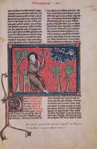 Ms 320 Fol.192 The Heavens, a De Natura rerumból, Thomas van Cantimpre (1201-72) alkotó: French School