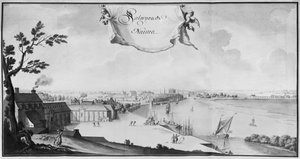Ms 512 Sóraktárak Nantes-ban, 1723 (ceruza és mosás papíron) alkotó: French School