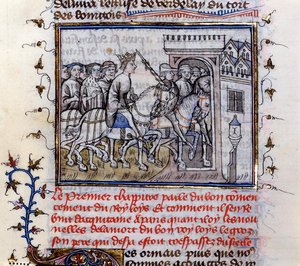 Ms 783 Francia Szent Lajos (1215-70) (pergamen) alkotó: French School