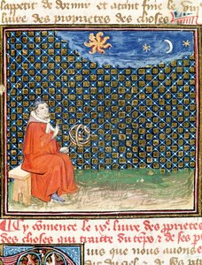Ms 993 fol.114 Properties of the Sky, Jean Cordichon Le Livre des Proprietes des Choses-ból alkotó: French School