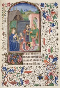 Ms Euing 4 f.49r The Wise Men, a Glasgow Hours-ból alkotó: French School