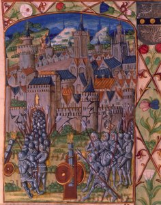 Ms. Royal 20 E.III fol.152v The Capture of Evreux, a 