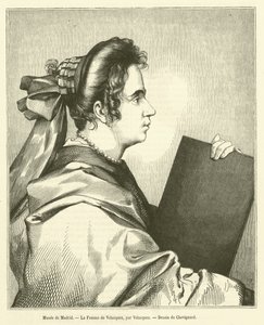 Madridi Múzeum, Velasquez felesége (metszet) alkotó: French School