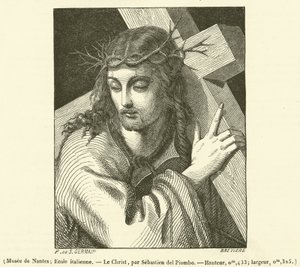 Nantes Múzeum, Olasz Iskola, Krisztus (metszet) alkotó: French School
