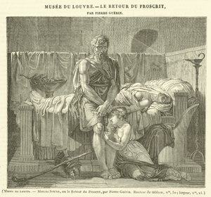 Louvre Múzeum, Marcus Sextus, avagy a tiltottak visszatérése (metszet) alkotó: French School