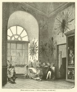 Tengerészeti Múzeum a Louvre-ban, Salle La Perouse, második nézet (metszet) alkotó: French School