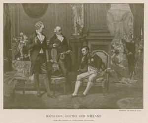 Napóleon, Goethe és Wieland alkotó: French School