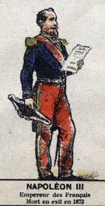 III. Napóleon (1808-1873), a franciák császára.A „” Galeriede-ben Franciaország királyai és királynői, valamint jeles szereplők 1643-tól 1895-ig”” Epinal kép. alkotó: French School
