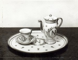 Napoleons kávéskészlet (porcelán)