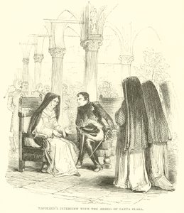 Napóleon interjúja Santa Clara apátnőjével (metszet) alkotó: French School