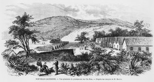 Új-Kaledónia, Nou-sziget, a börtön, 1871-80 körül alkotó: French School