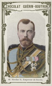 Miklós, Oroszország császára (színes fotó) alkotó: French School