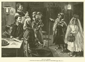 Noel En Lorraine (metszet) alkotó: French School