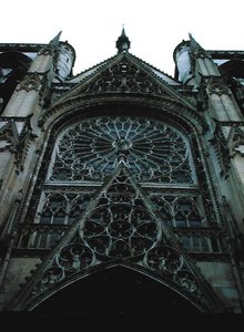 Északi rózsaablak, 1280 körül alkotó: French School