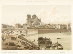 Notre-Dame lEveche és a kolostor, 1830 alkotó: French School