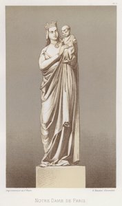 Notre Dame de Paris (színes litho) alkotó: French School