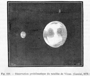 A Vénusz műholdjának problémás megfigyelése (Cassini alkotó: French School