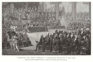 Az Estates General megnyitása, Versailles, 1789. május 5 alkotó: French School