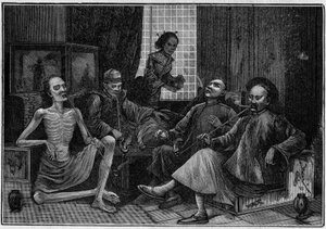 Ópiumdohányosok a XIX. alkotó: French School