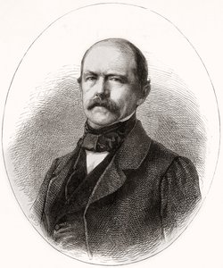 Otto Eduard Leopold, Bismarck hercege, Lauenburg hercege, az LUnivers Illustré-től, 1866 alkotó: French School