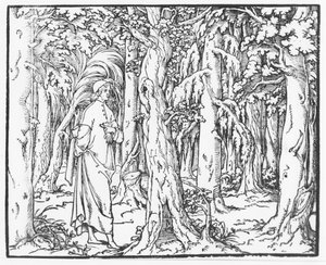 Oldal a "Discourse on the Dream of Poliphile", Francesco Colonna, 1546 alkotó: French School