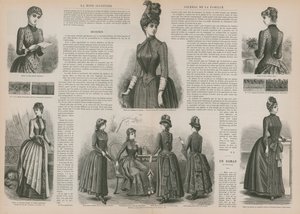 Oldal a La Mode Illustree-től alkotó: French School