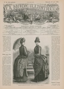 Oldal a La Mode Illustree-től alkotó: French School