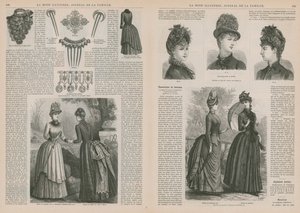 Oldal a La Mode Illustree-től alkotó: French School