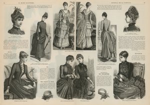 Oldal a La Mode Illustree-től alkotó: French School