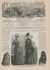 Oldal a La Mode Illustree-től alkotó: French School